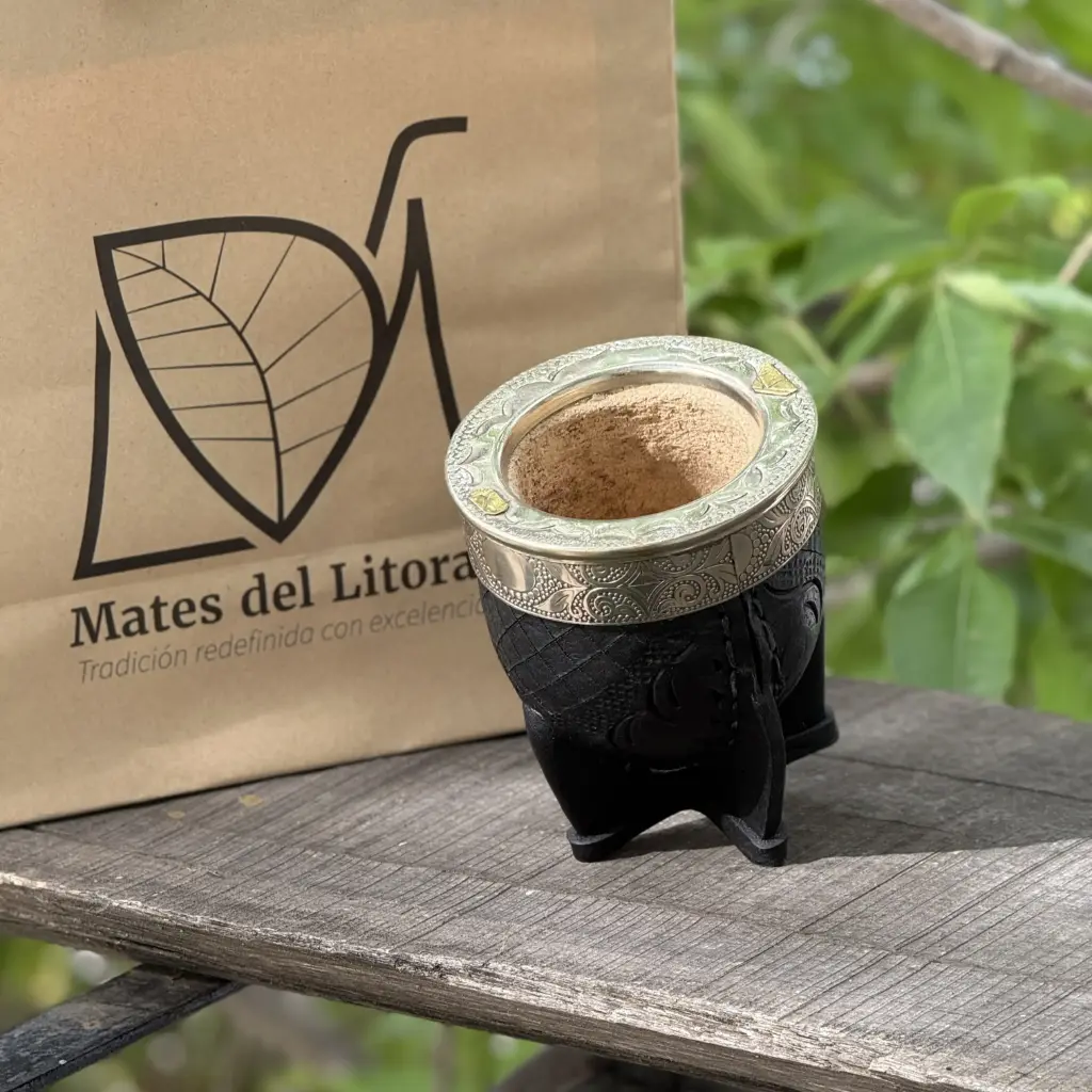 Imperial de calabaza, virola de alpaca con aplique