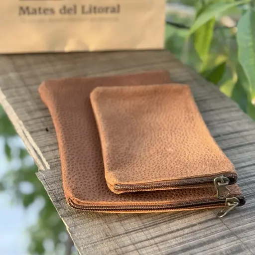 Yerbera cuero de carpincho 250gr