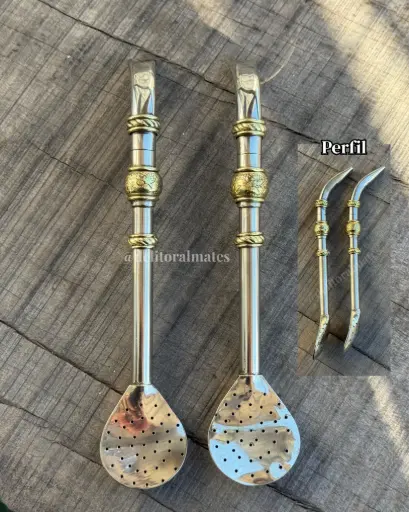 Bombilla pico de loro de alpaca 3.0