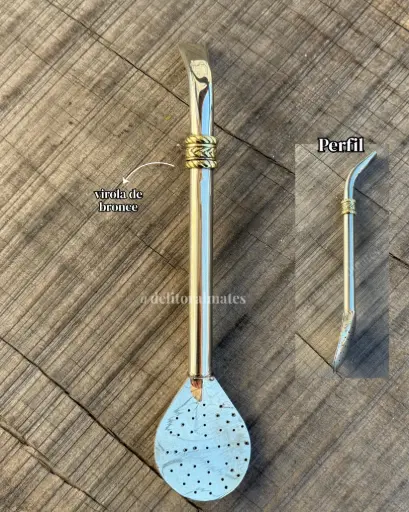 Bombillon pico de loro de alpaca